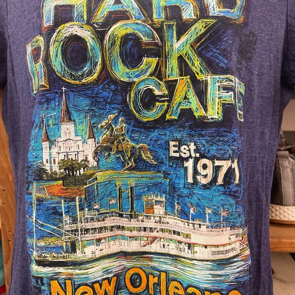 HARD ROCK CAFE T-Shirt New Orleans Limited Edition Women Fitted Size Large - Picture 4 of 7